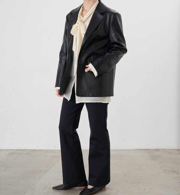  「レザーテーラージャケット」|テーラードジャケット|