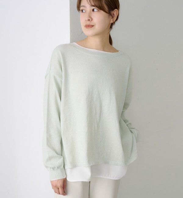  「シアーワイドニット」|ニット・セーター|