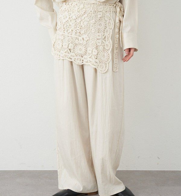  「3タックイージーパンツ」|チノ|アイボリー