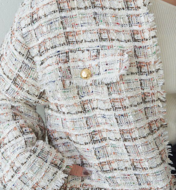  「【インフルエンサー＠akane_nagataコラボ】ツイードジャケット」|その他|