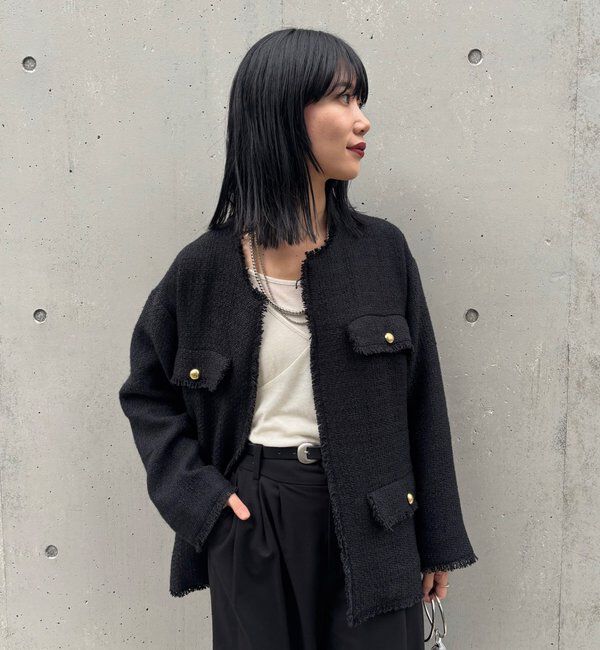  「【インフルエンサー＠akane_nagataコラボ】ツイードジャケット」|その他|