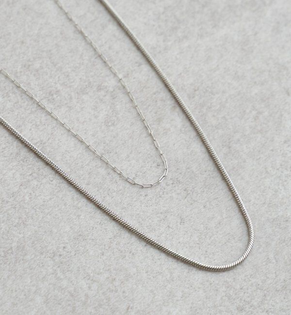  「ツインラインネックレス」|ネックレス|