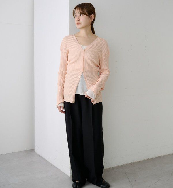  「2WAYリブカーディガン」|カーディガン|