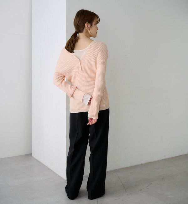  「2WAYリブカーディガン」|カーディガン|