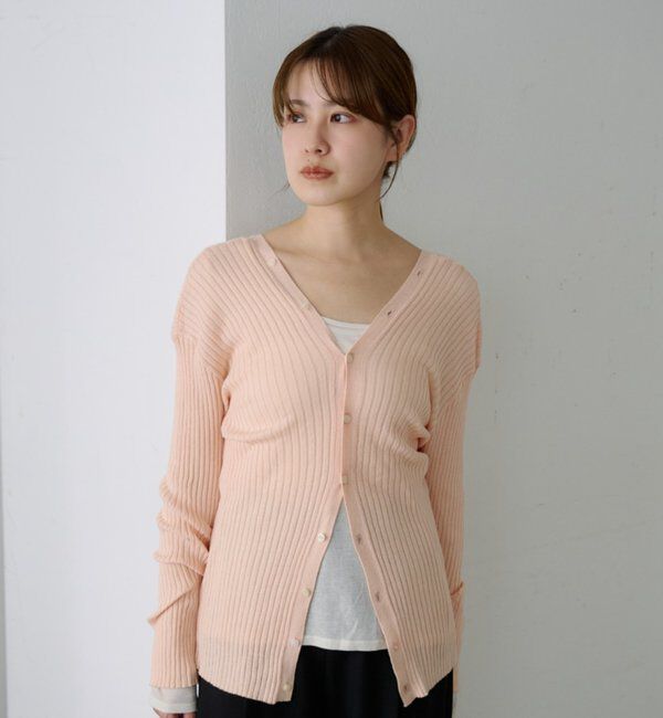  「2WAYリブカーディガン」|カーディガン|