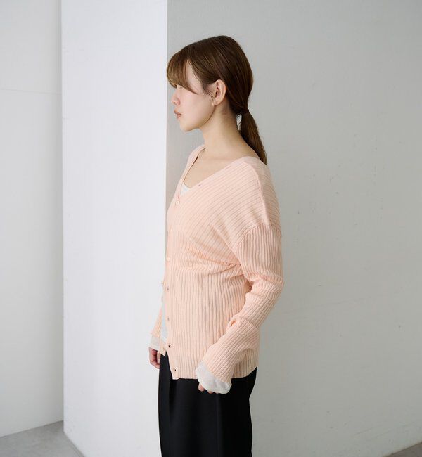  「2WAYリブカーディガン」|カーディガン|