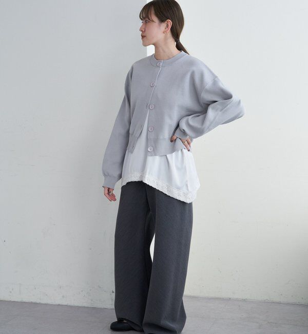  「ソフトニットカーディガン」|カーディガン|