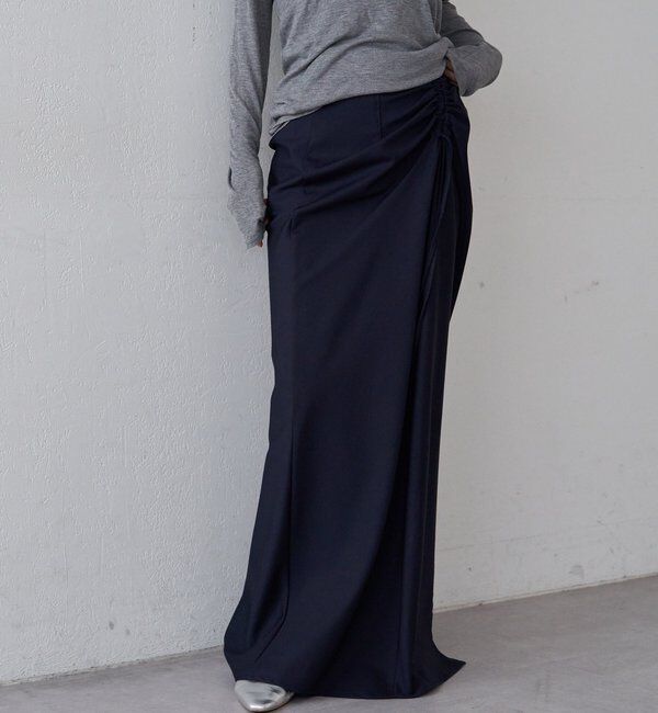  「サイドギャザースカート」|スカート|