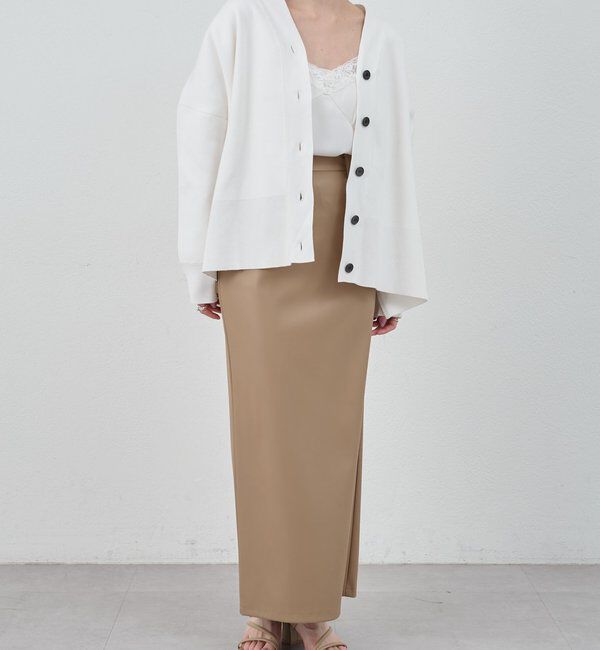  「コットンスムースカーディガン」|カーディガン|