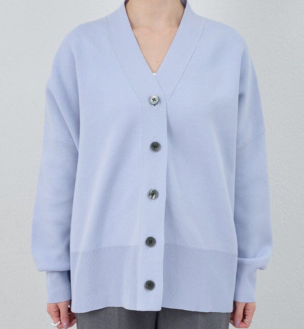  「コットンスムースカーディガン」|カーディガン|