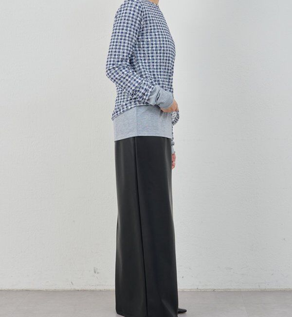  「レースチェックプルオーバー」|Tシャツ・カットソー|