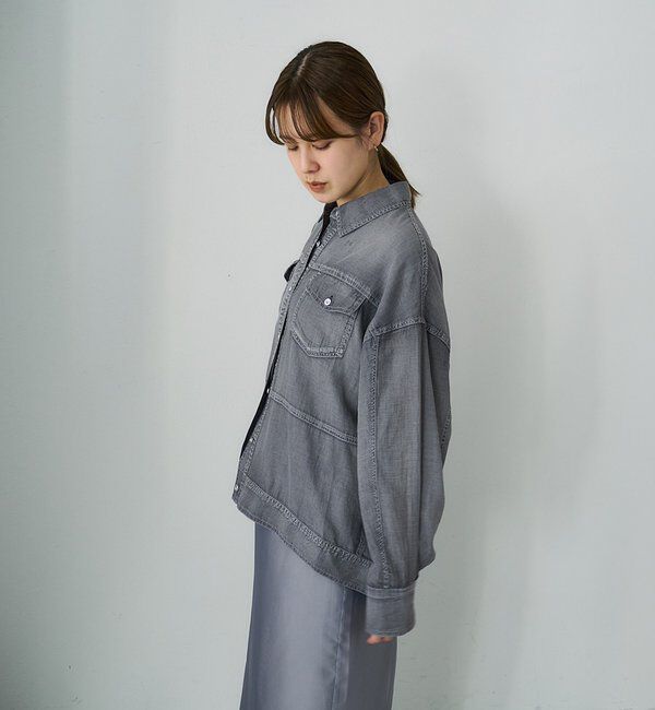  「シアーデニムシャツ」|シャツ・ブラウス|