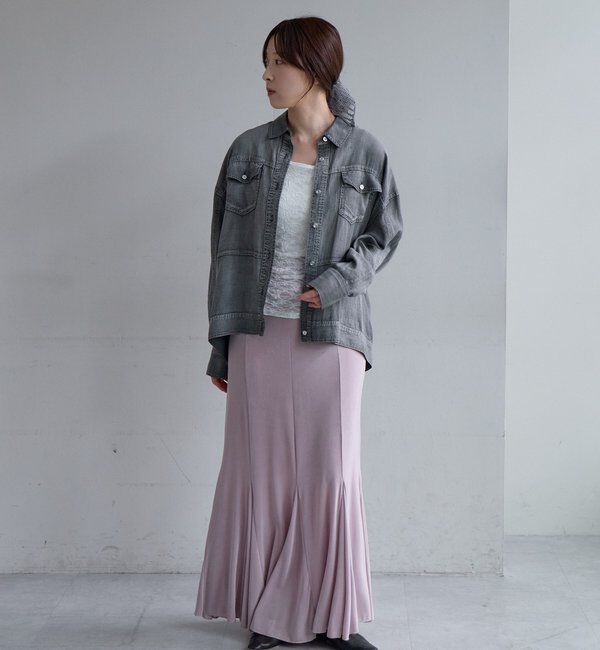  「シアーデニムシャツ」|シャツ・ブラウス|