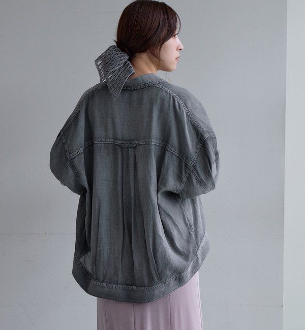 「シアーデニムシャツ」|シャツ・ブラウス|