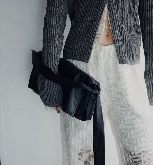  「【Pasterip】 Polo knit summer cardigan」|カーディガン|