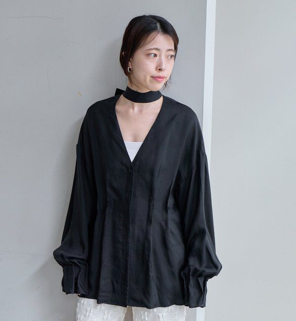  「キュプラタックブラウス」|シャツ・ブラウス|