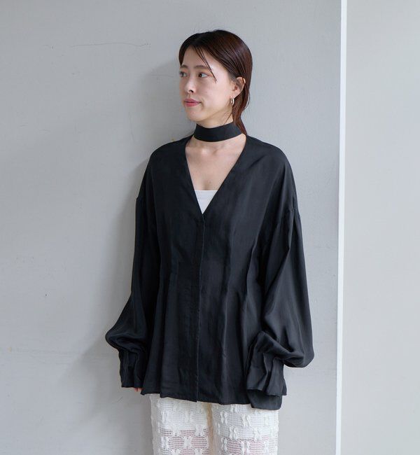  「キュプラタックブラウス」|シャツ・ブラウス|