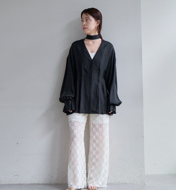  「キュプラタックブラウス」|シャツ・ブラウス|