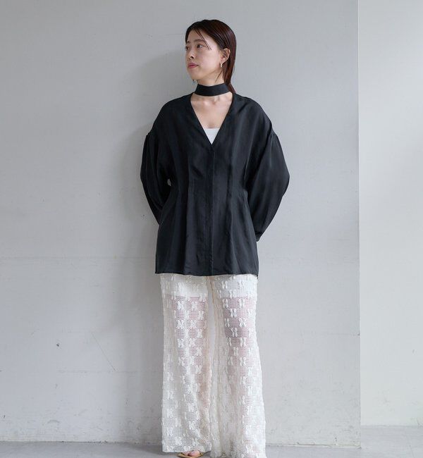  「キュプラタックブラウス」|シャツ・ブラウス|