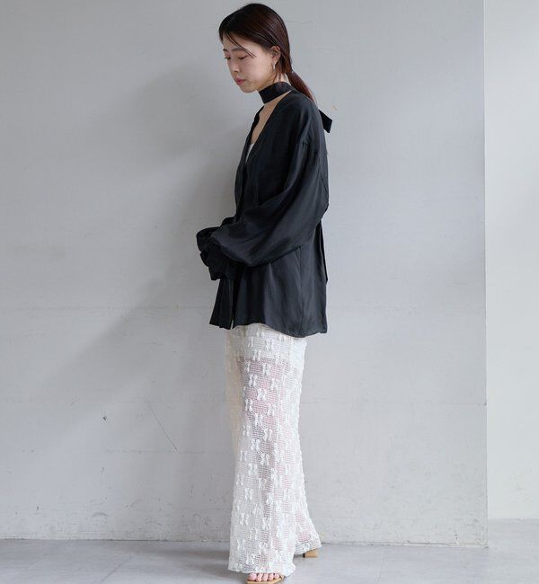  「キュプラタックブラウス」|シャツ・ブラウス|
