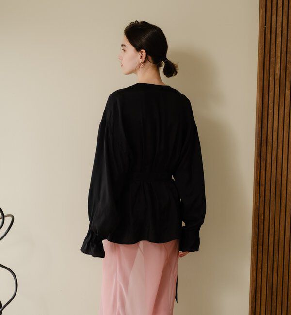  「キュプラタックブラウス」|シャツ・ブラウス|