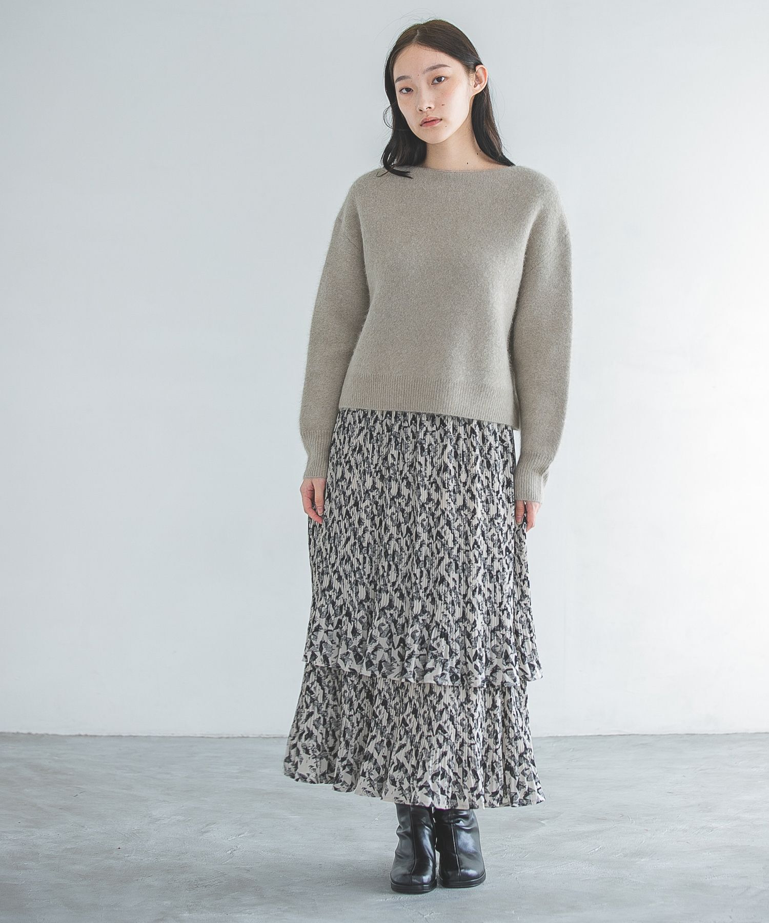 A part by 「ホソプリーツティアードスカート」|スカート|