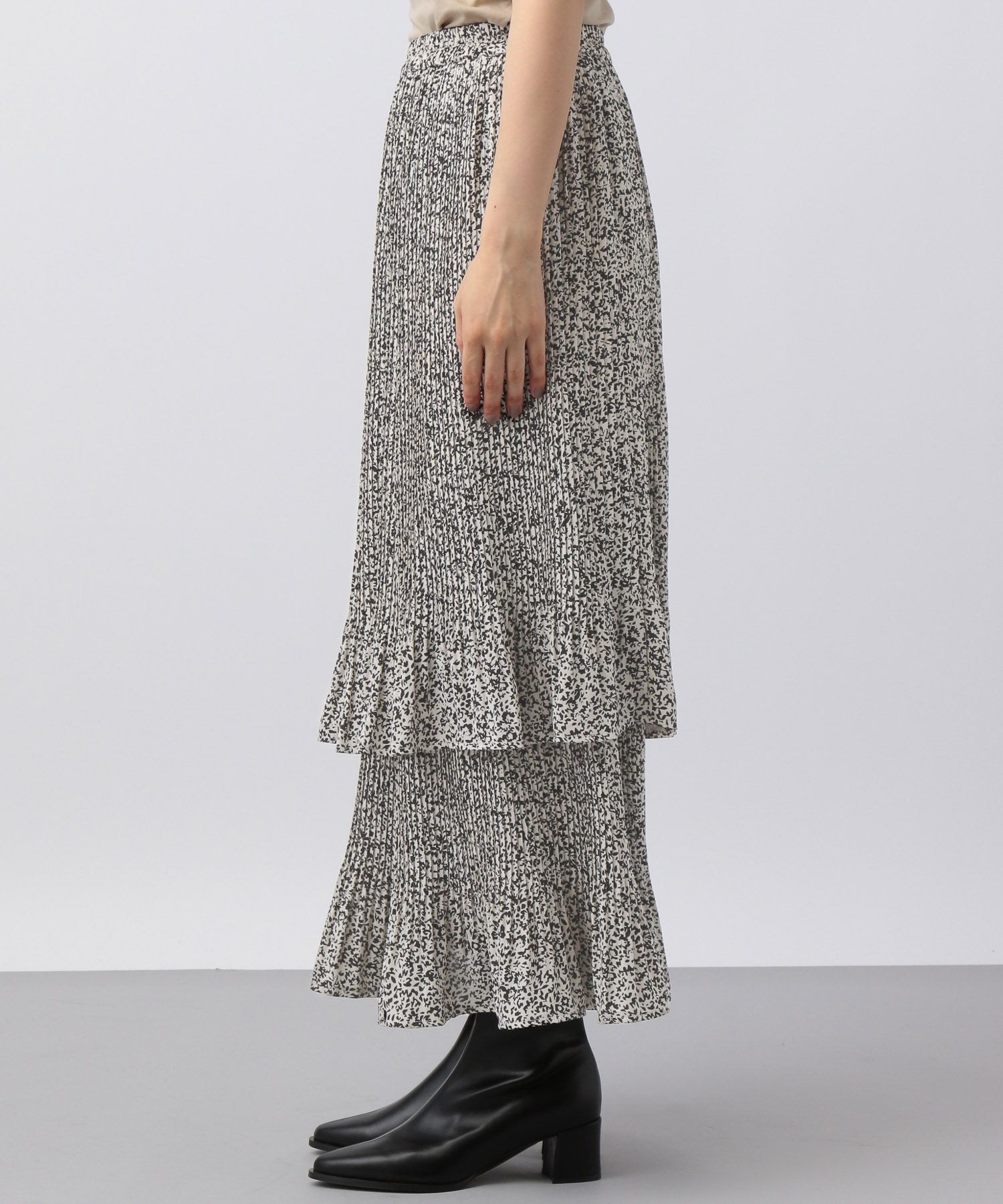 A part by 「ホソプリーツティアードスカート」|スカート|