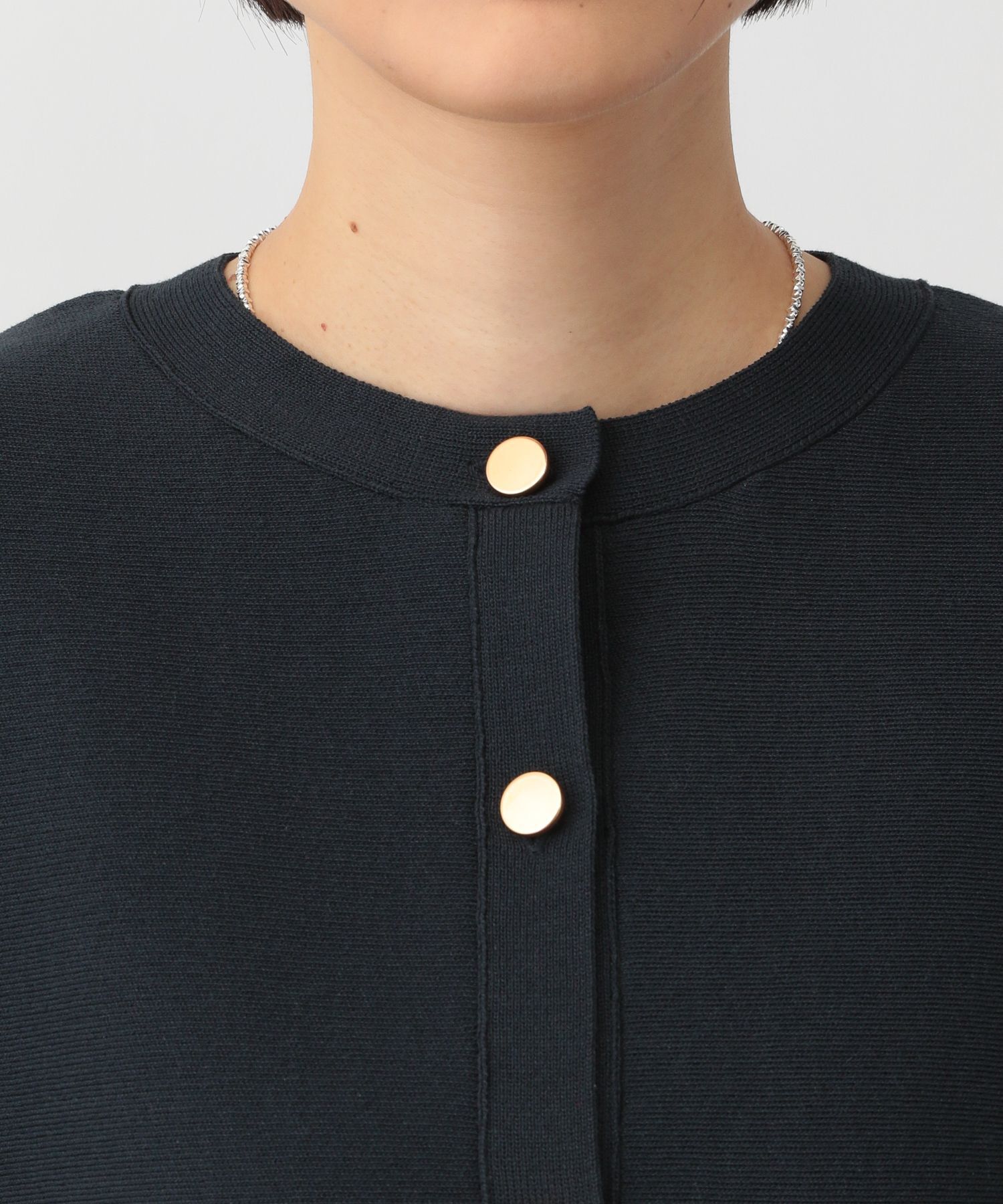 A part by 「スポンディッシュキンボタンクルーカーディガン」|ニット・セーター|