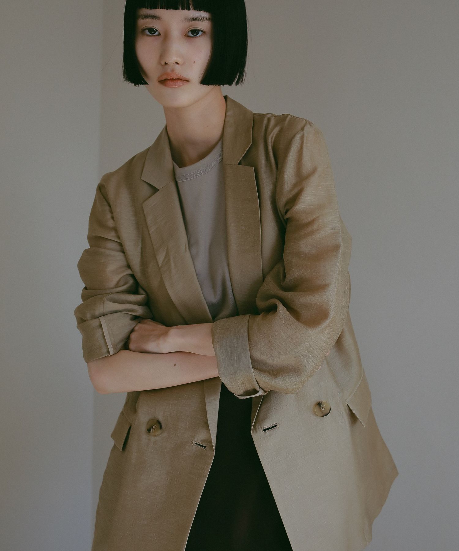 A part by 「シアーWジャケット」|その他|ベージュ