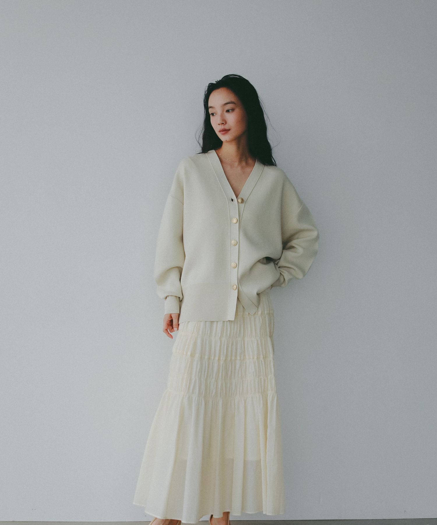 A part by 「【新色追加】スポンディッシュVカーディガン」|ニット・セーター|