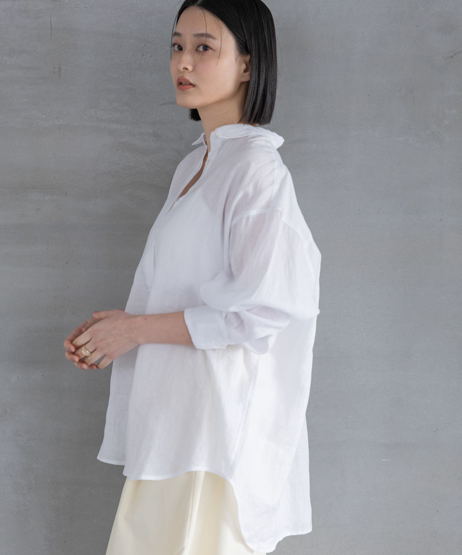 A part by 「ルランゼフィールリネンシャツ」|シャツ・ブラウス|