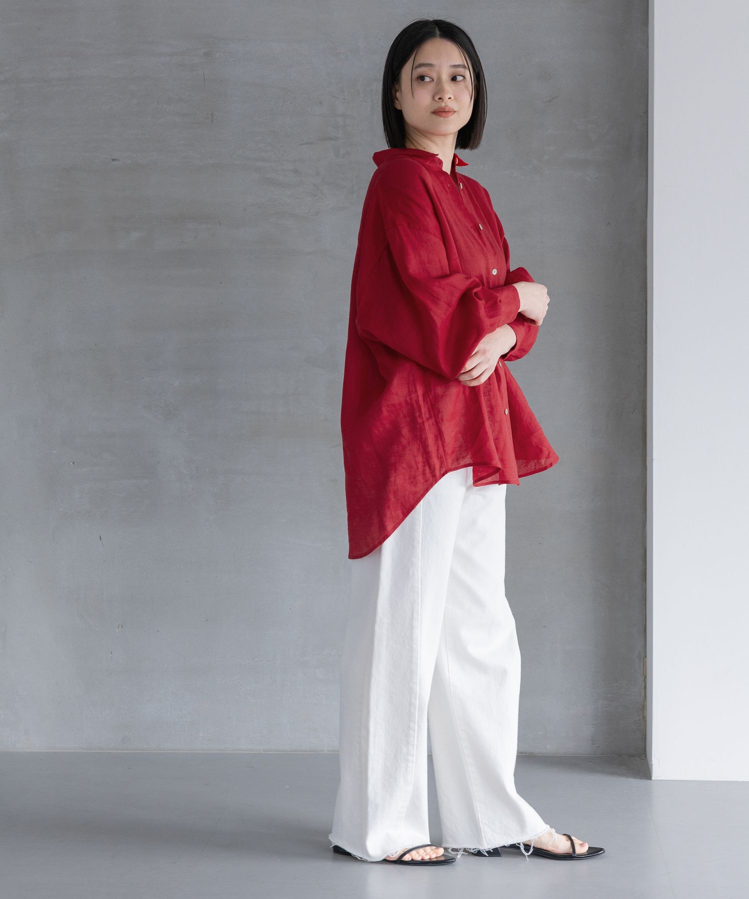 A part by 「ルランゼフィールリネンシャツ」|シャツ・ブラウス|