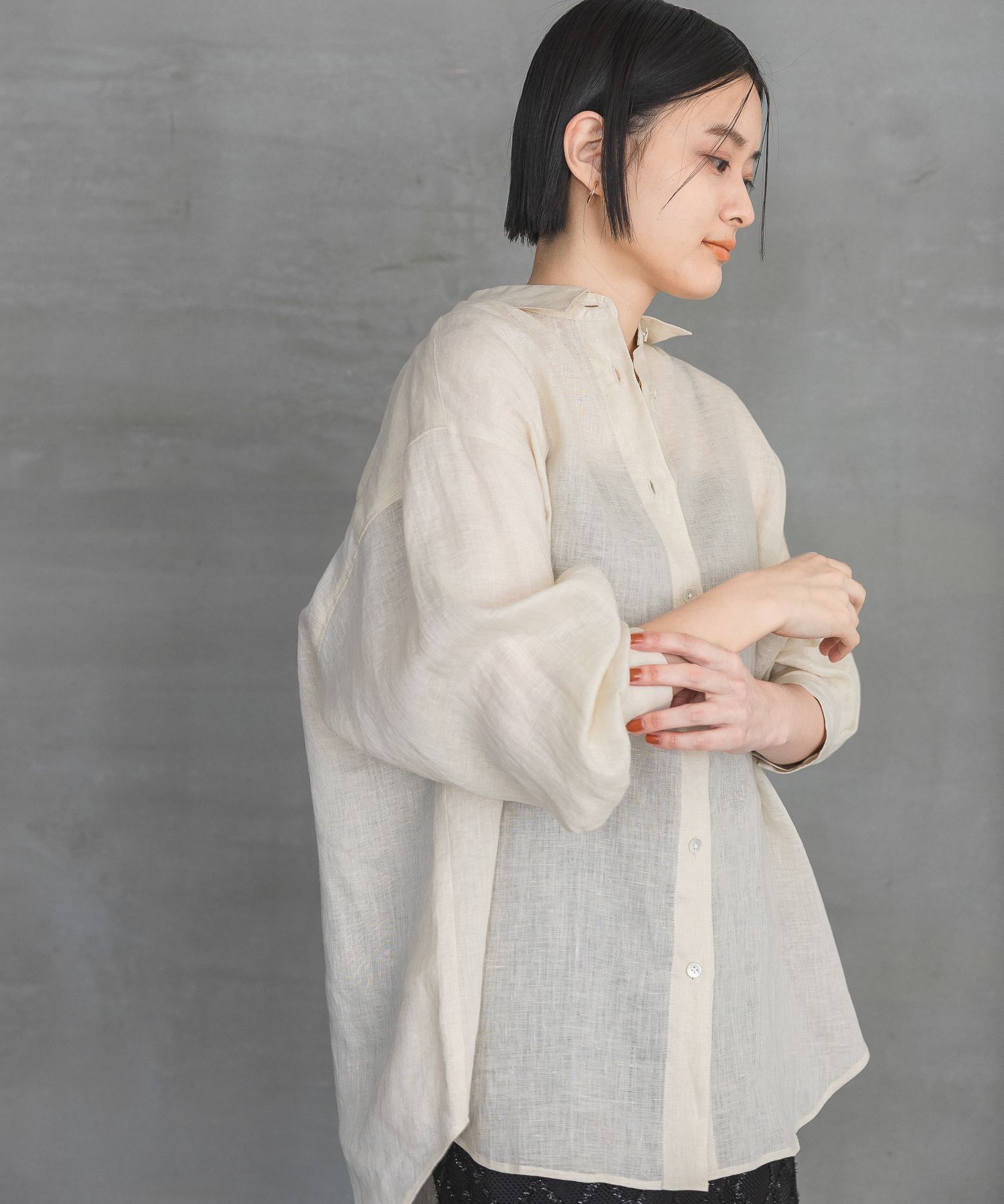 A part by 「ルランゼフィールリネンシャツ」|シャツ・ブラウス|