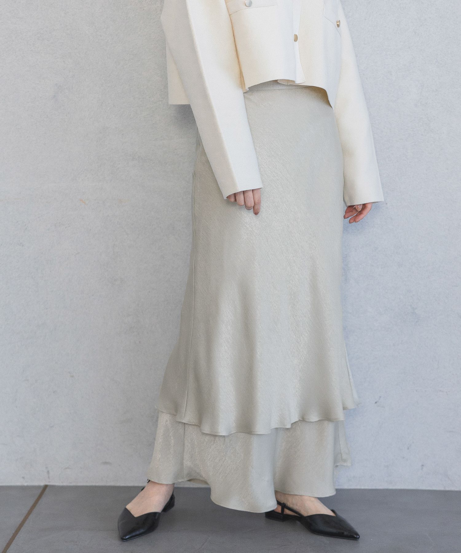 A part by 「ティアードフレアスカート」|スカート|