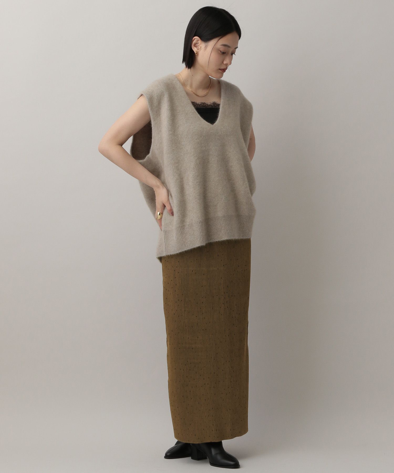 A part by 「【新色追加】プリーツイージータイトスカート2」|スカート|