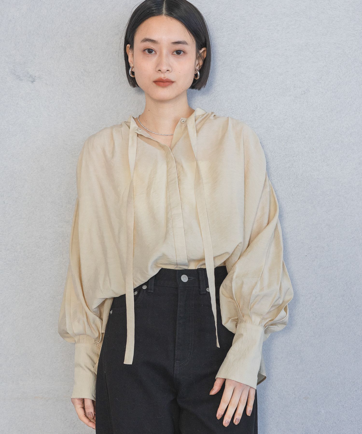 A part by 「ボウタイブラウス」|シャツ・ブラウス|