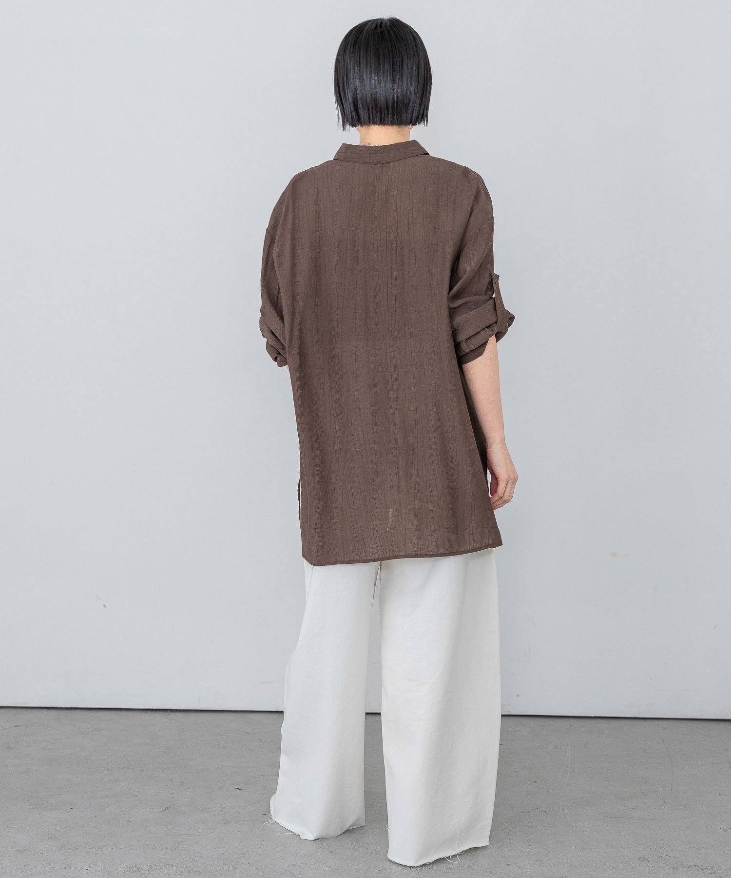 A part by 「ワッシャーロールアップシャツ」|シャツ・ブラウス|