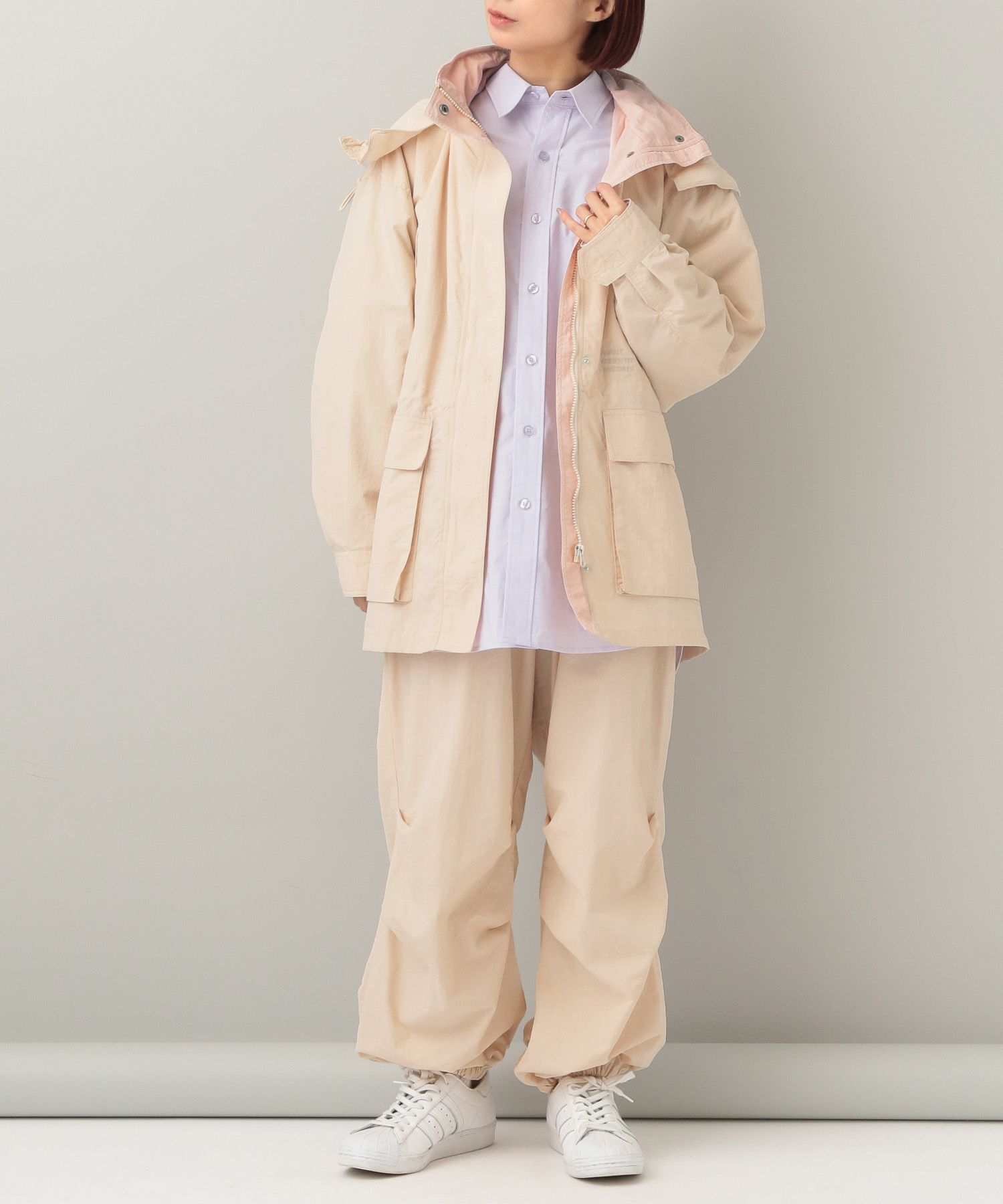 A part by 「【e/rm・コラボ】AOR＊e/rm ナイロンブルゾン」|ブルゾン・スタジャン|