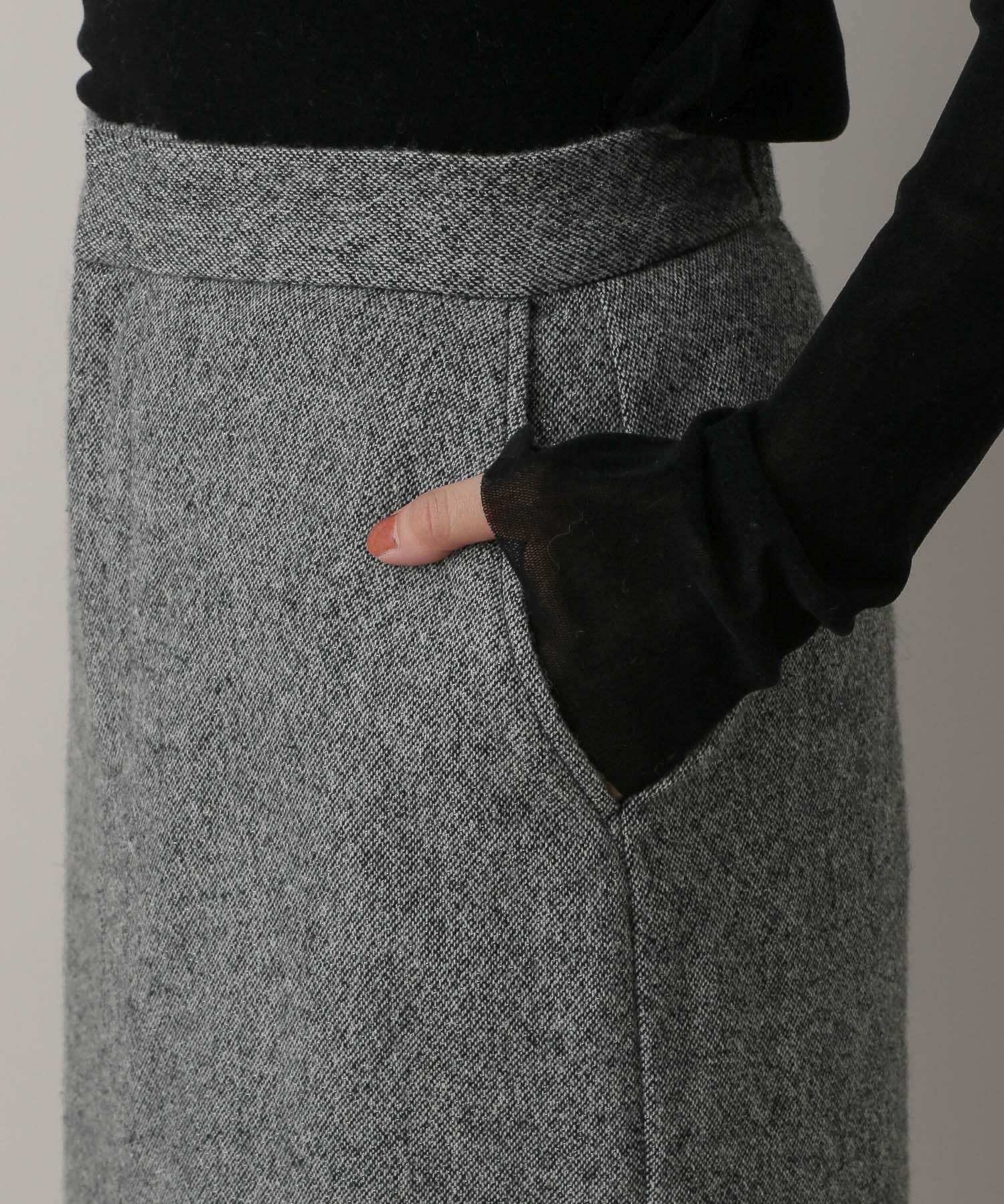 A part by 「シモーネラメツイードスカート」|スカート|