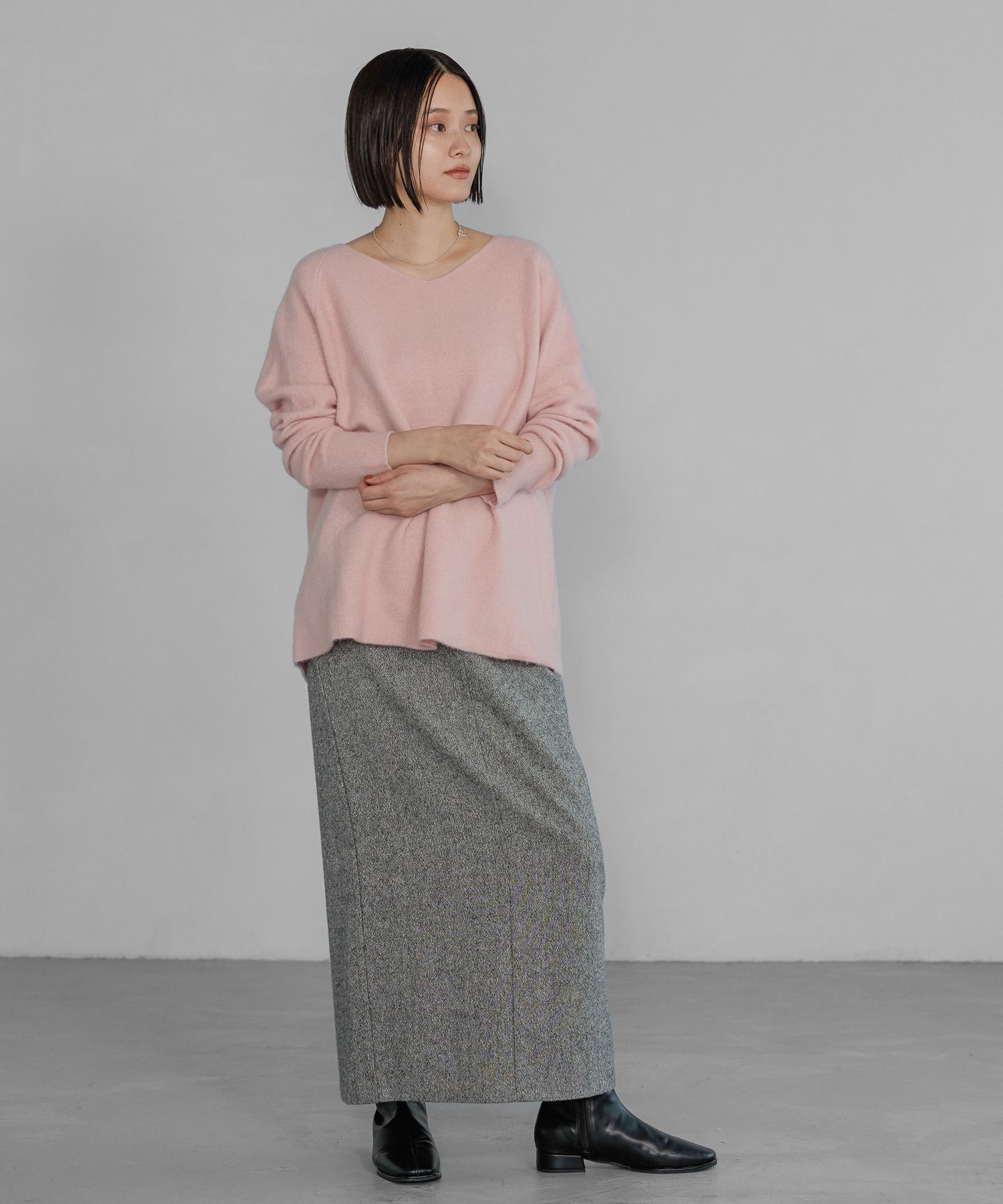 A part by 「シモーネラメツイードスカート」|スカート|