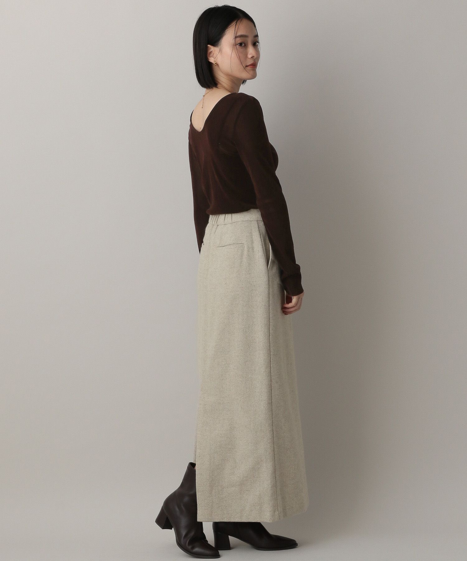 A part by 「シモーネラメツイードスカート」|スカート|