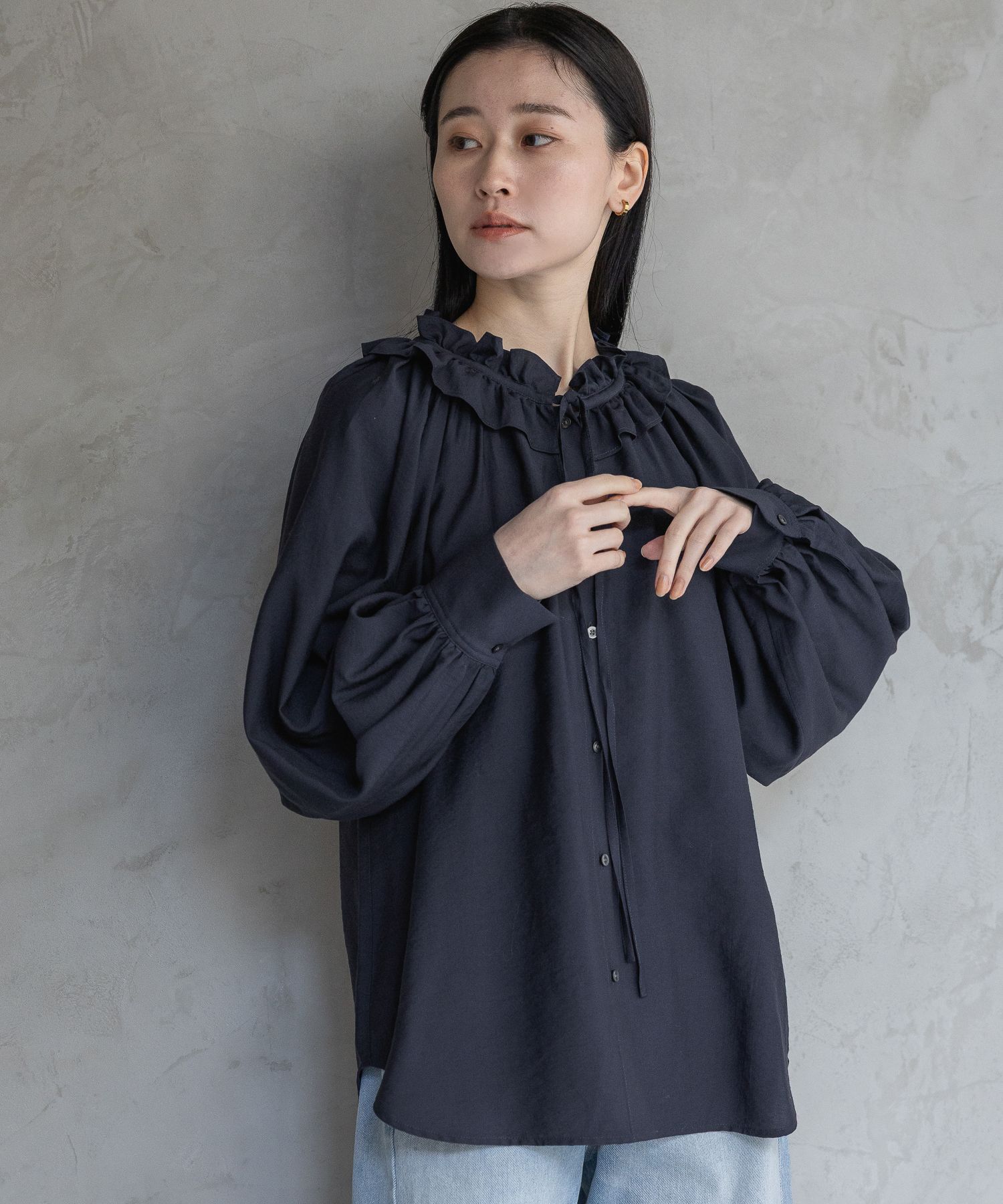 A part by 「フリルボウタイブラウス」|シャツ・ブラウス|