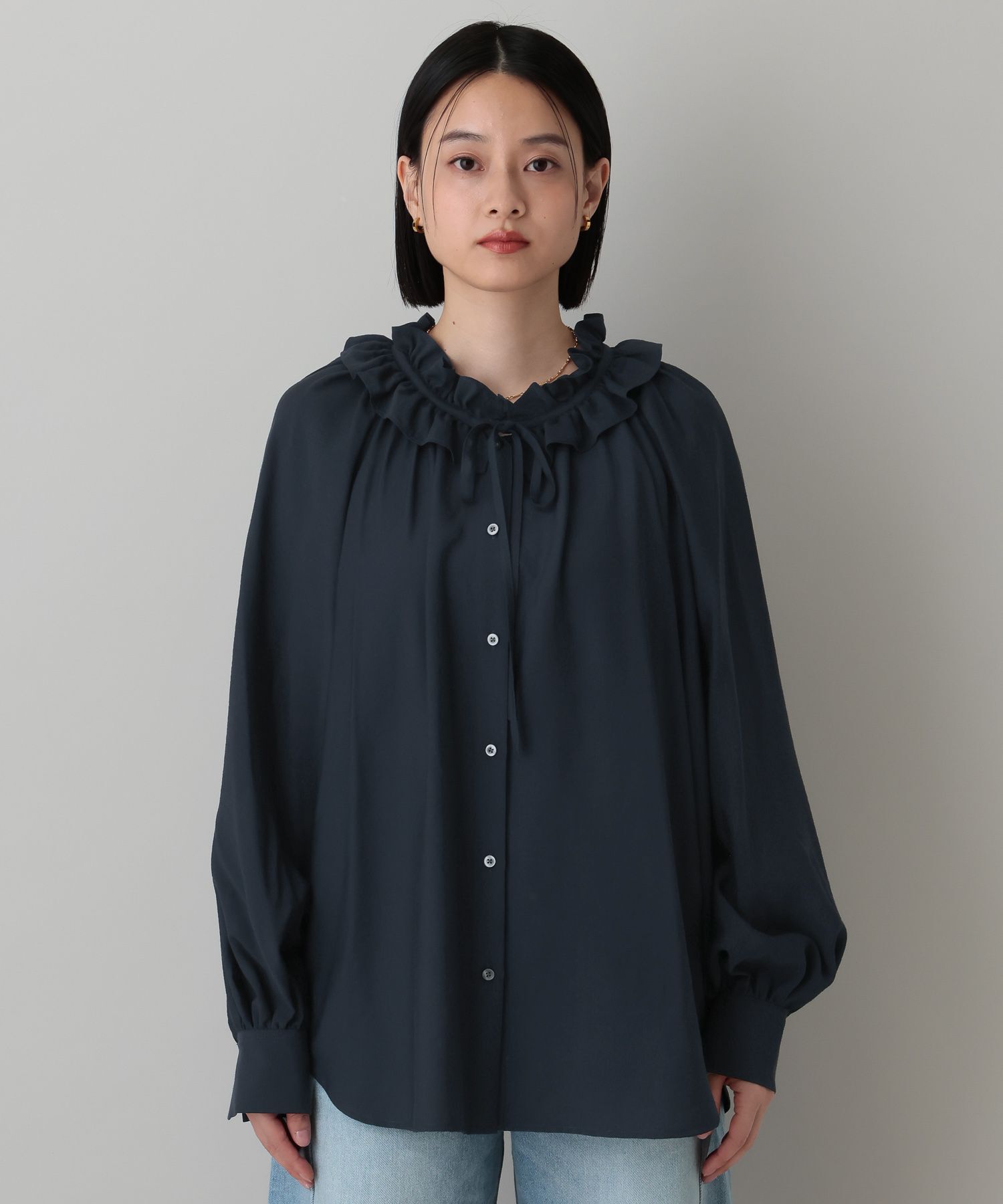 A part by 「フリルボウタイブラウス」|シャツ・ブラウス|