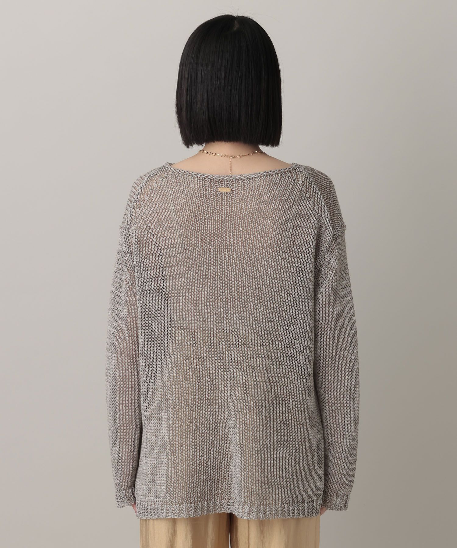 A part by 「リネンコンメッシュプルオーバー」|ニット・セーター|