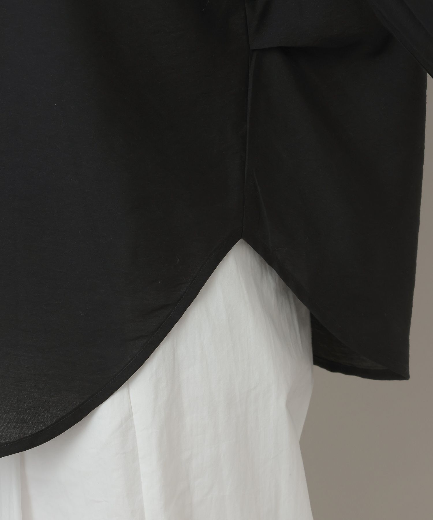 A part by 「シアーオーバーシャツ_長袖」|シャツ・ブラウス|