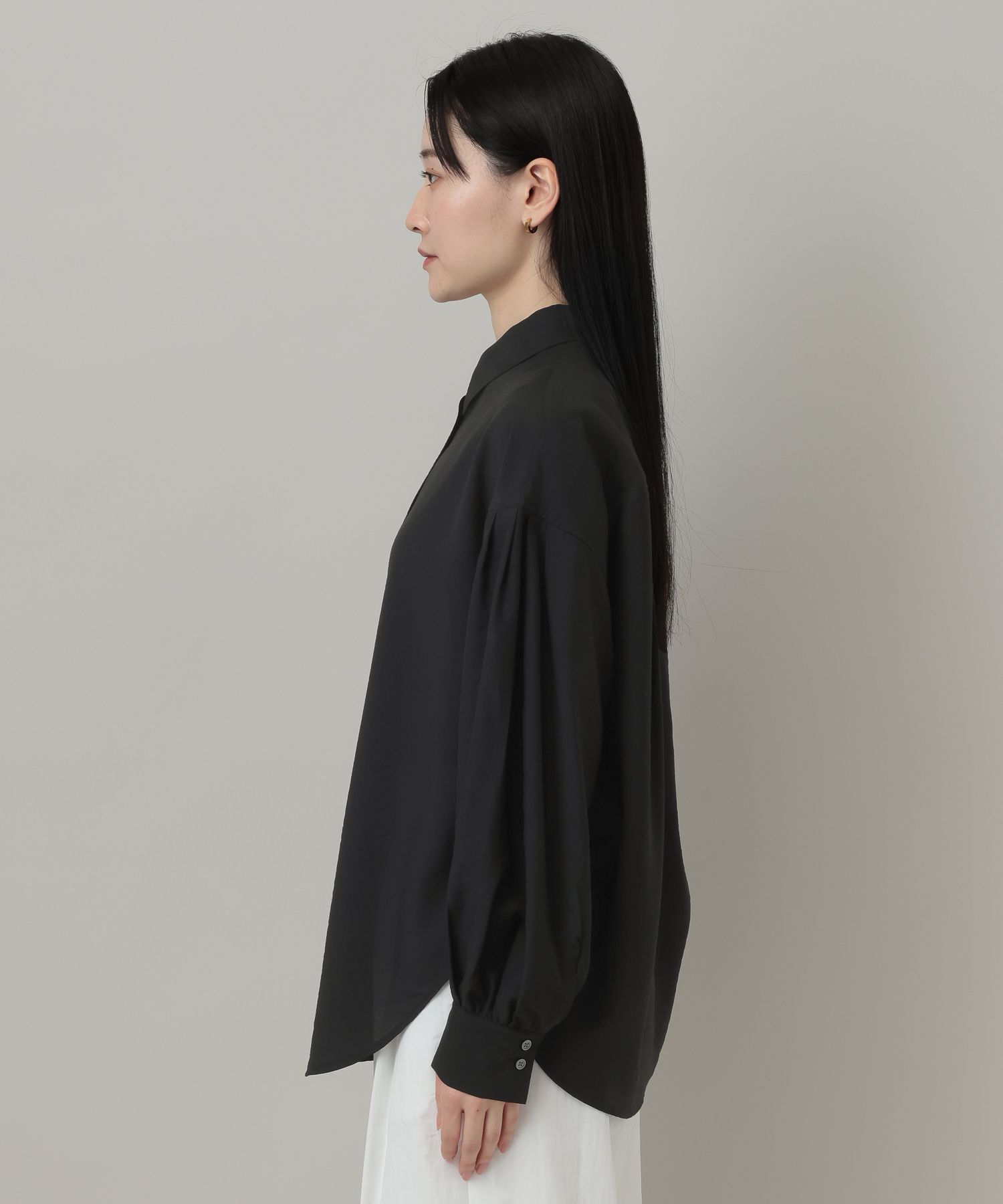 A part by 「シアーオーバーシャツ_長袖」|シャツ・ブラウス|