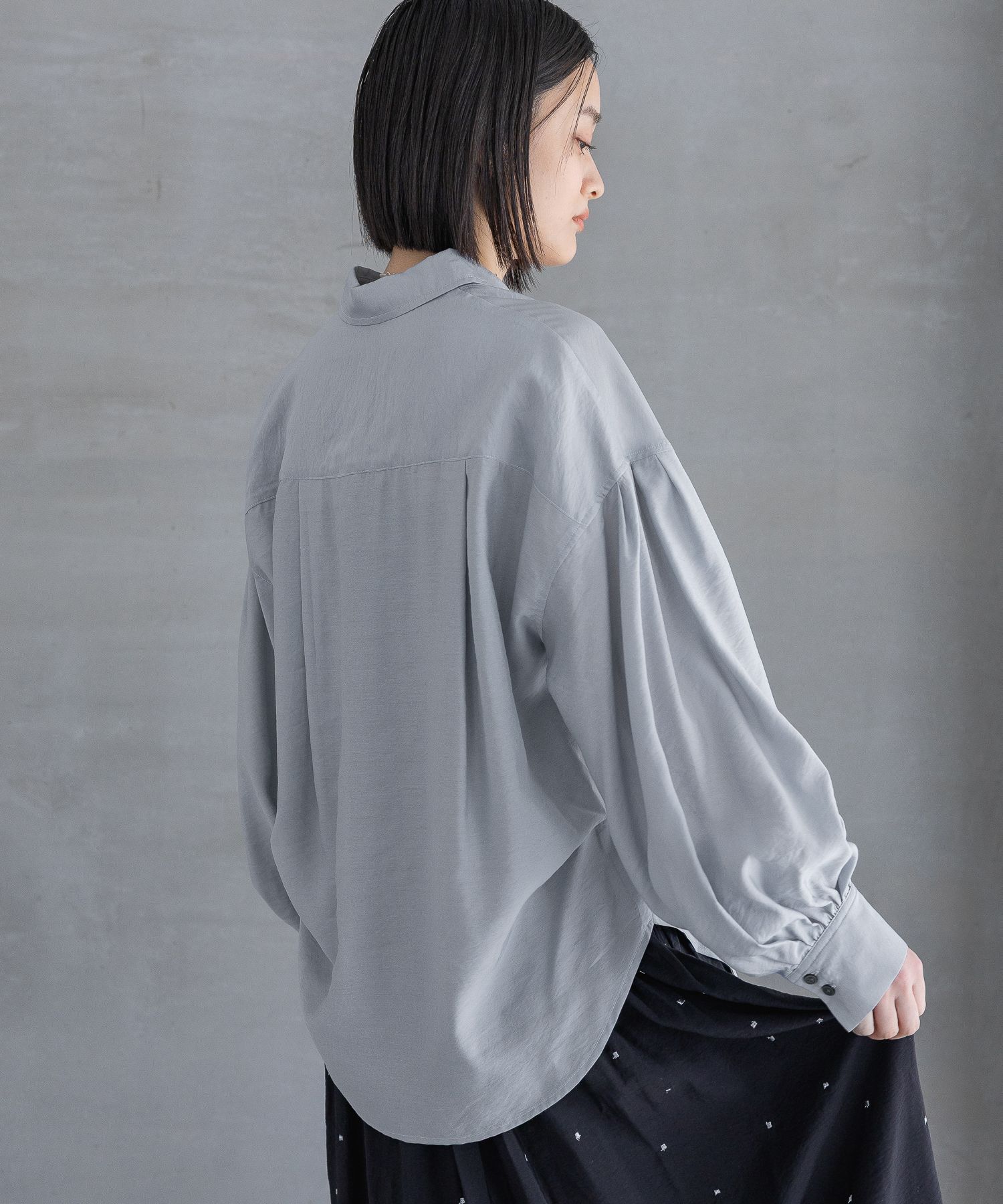 A part by 「シアーオーバーシャツ_長袖」|シャツ・ブラウス|