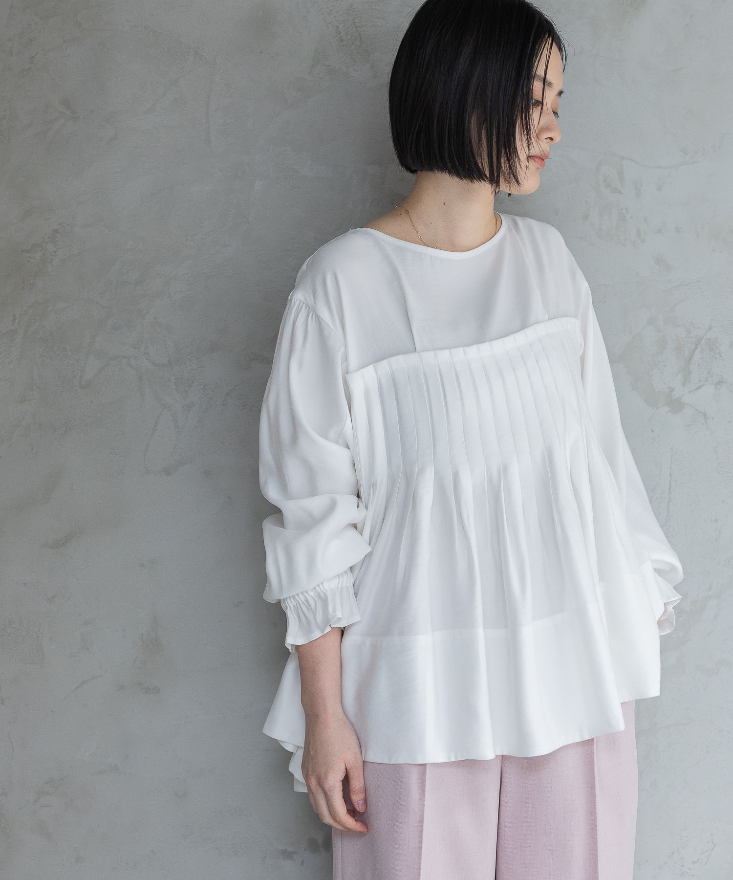 A part by 「メニータックブラウス」|シャツ・ブラウス|