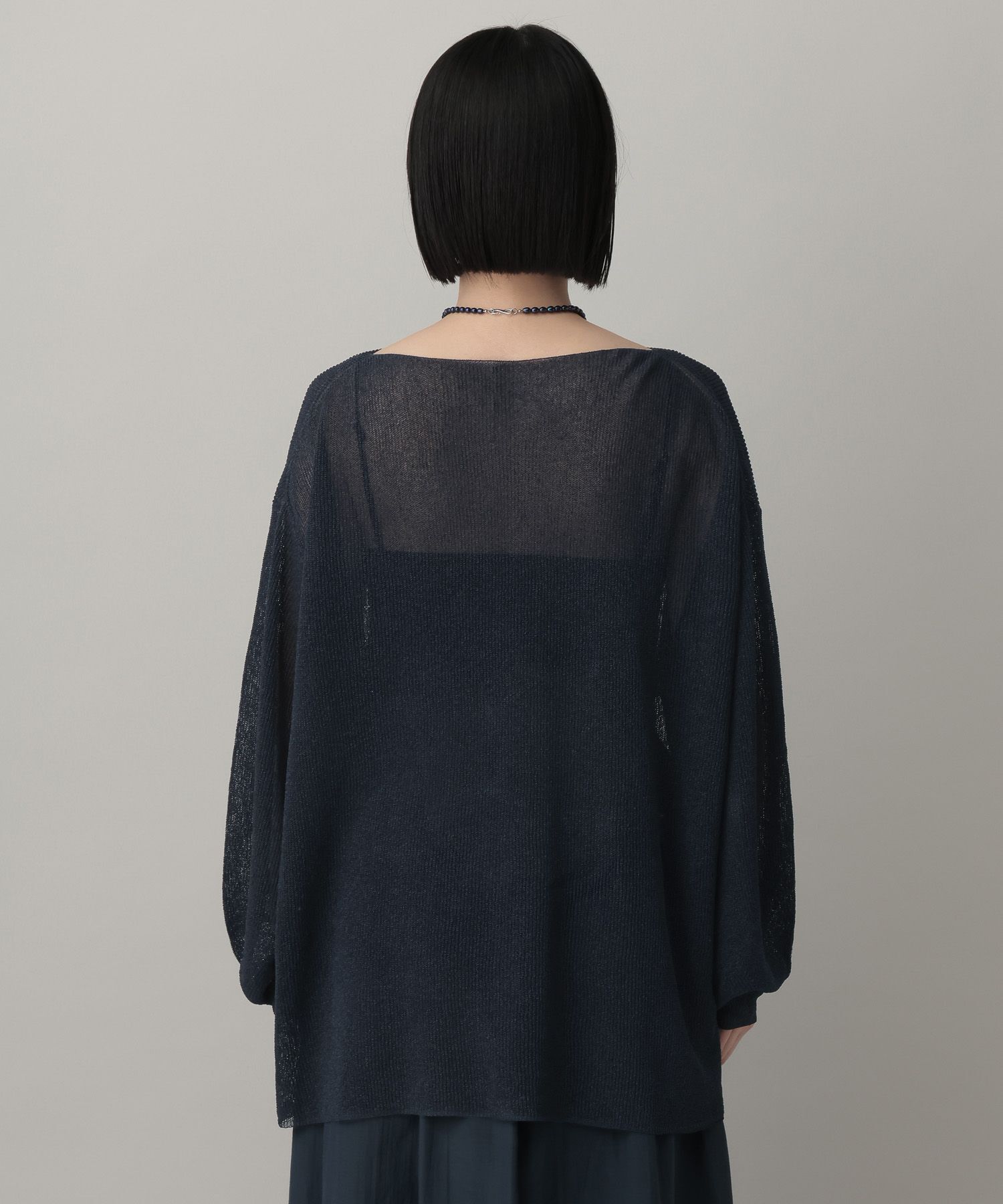 A part by 「シアーペーパーニットプルオーバー_長袖」|ニット・セーター|