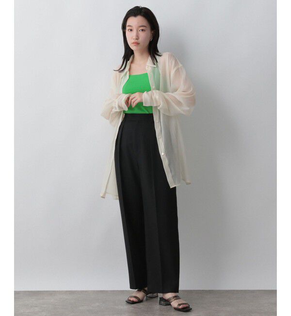 LOWRYS FARM「ソウバリスクエアタンクトップ」|ニット・セーター|